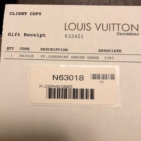 Louis Vuitton Josephine Damier Ebene wallet - Picture 7 of 8